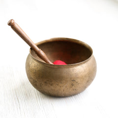 Antique Tantric Singing Bowl - Solar Plexus Chakra 333Hz