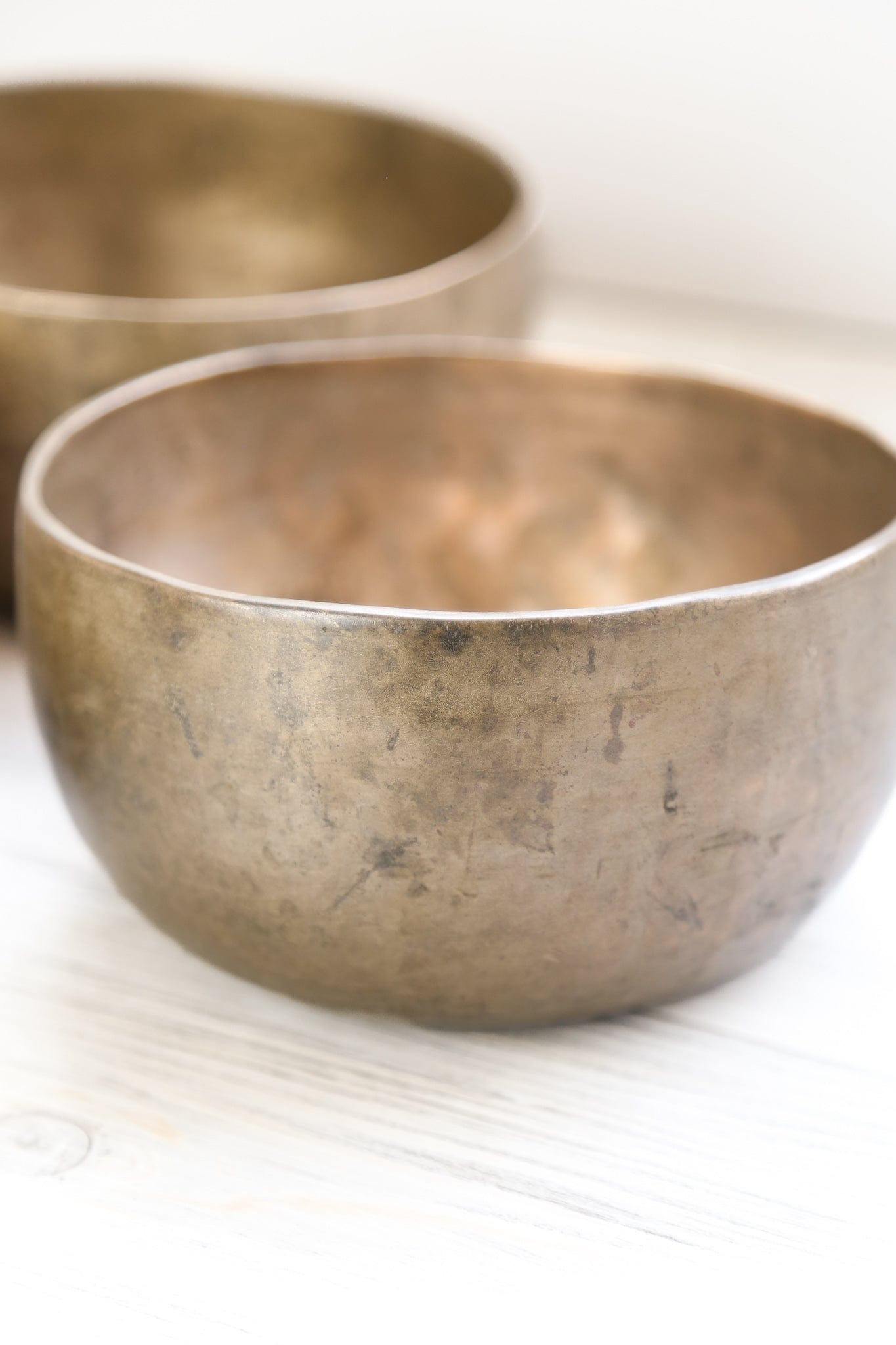 Antique Thado Singing Bowl Set of 3 - Healing & Transformation