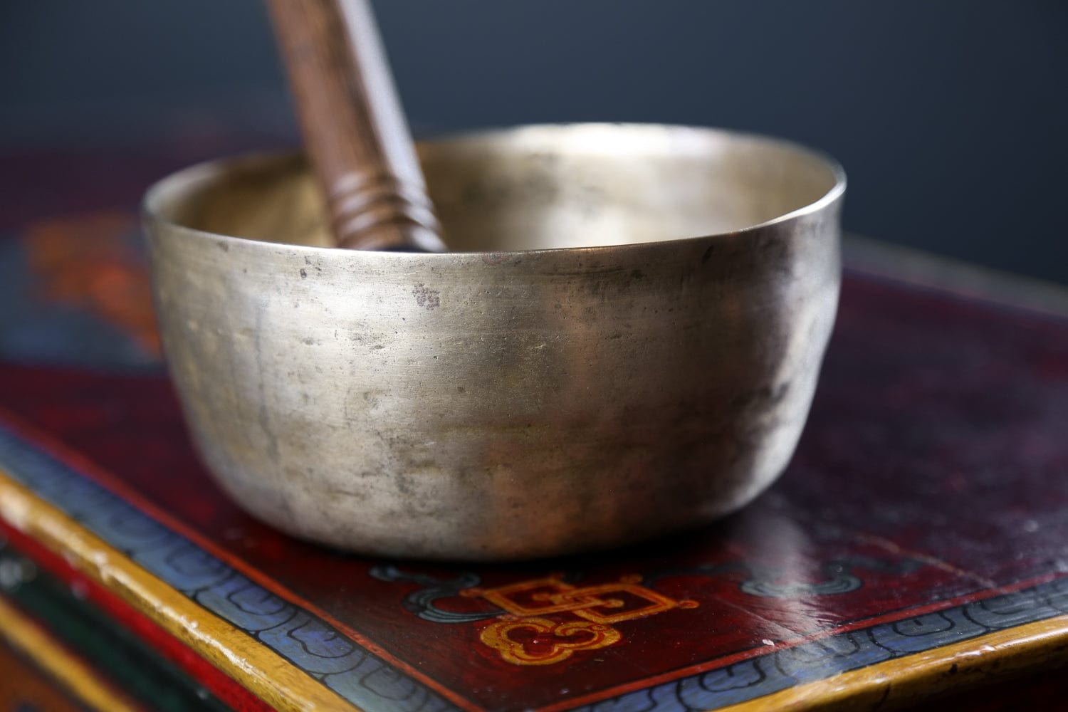 Artistic Expression Old Tibetan Singing Bowl