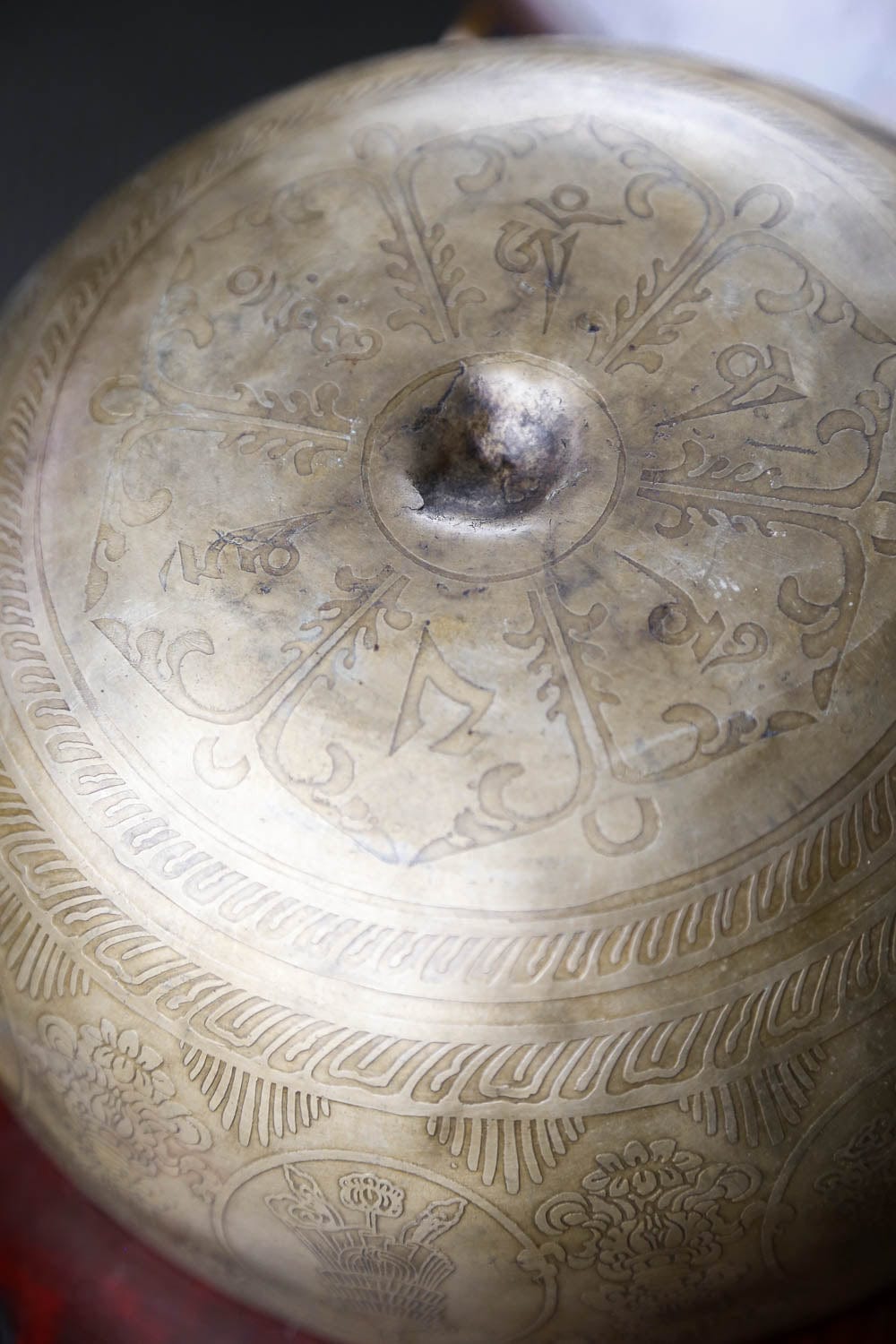 Auspicious Flaming Dorje Lingam Bowl