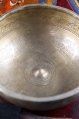 Auspicious Symbols Etched Lingham Bowl
