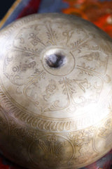 Auspicious Symbols Etched Lingham Bowl