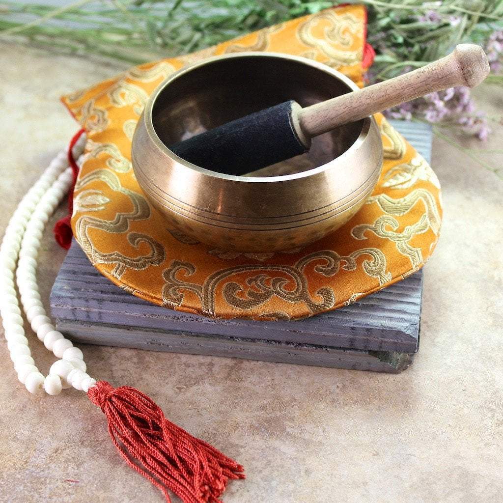 4 inch Bronze Hand Hammered Singing Bowl