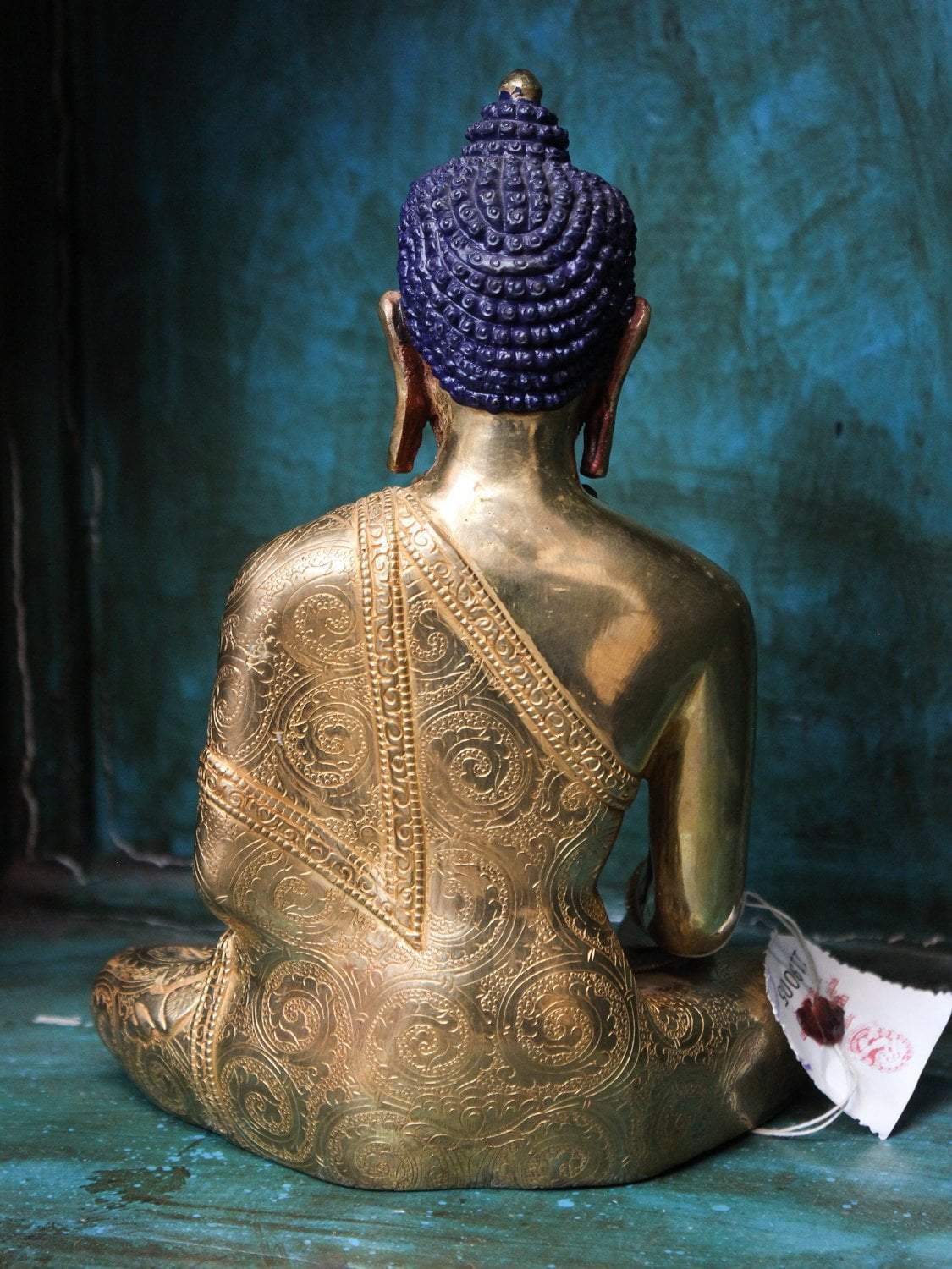 Astonishing Crystal and Gold Shakyamuni Buddha Statue