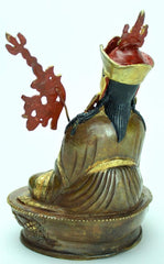 8 Inch Hand Painted Gold Guru Rinpoche