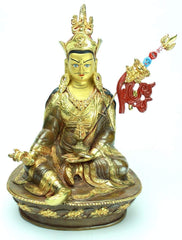 8 Inch Hand Painted Gold Guru Rinpoche