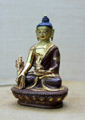 4 Inch Bronze Medicine Buddha