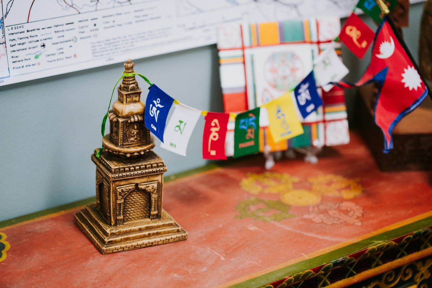 Amazing Table Top Altar Stupa