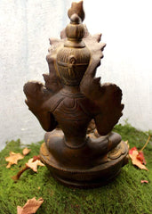 13 Inch Ceramic Green Tara Statue