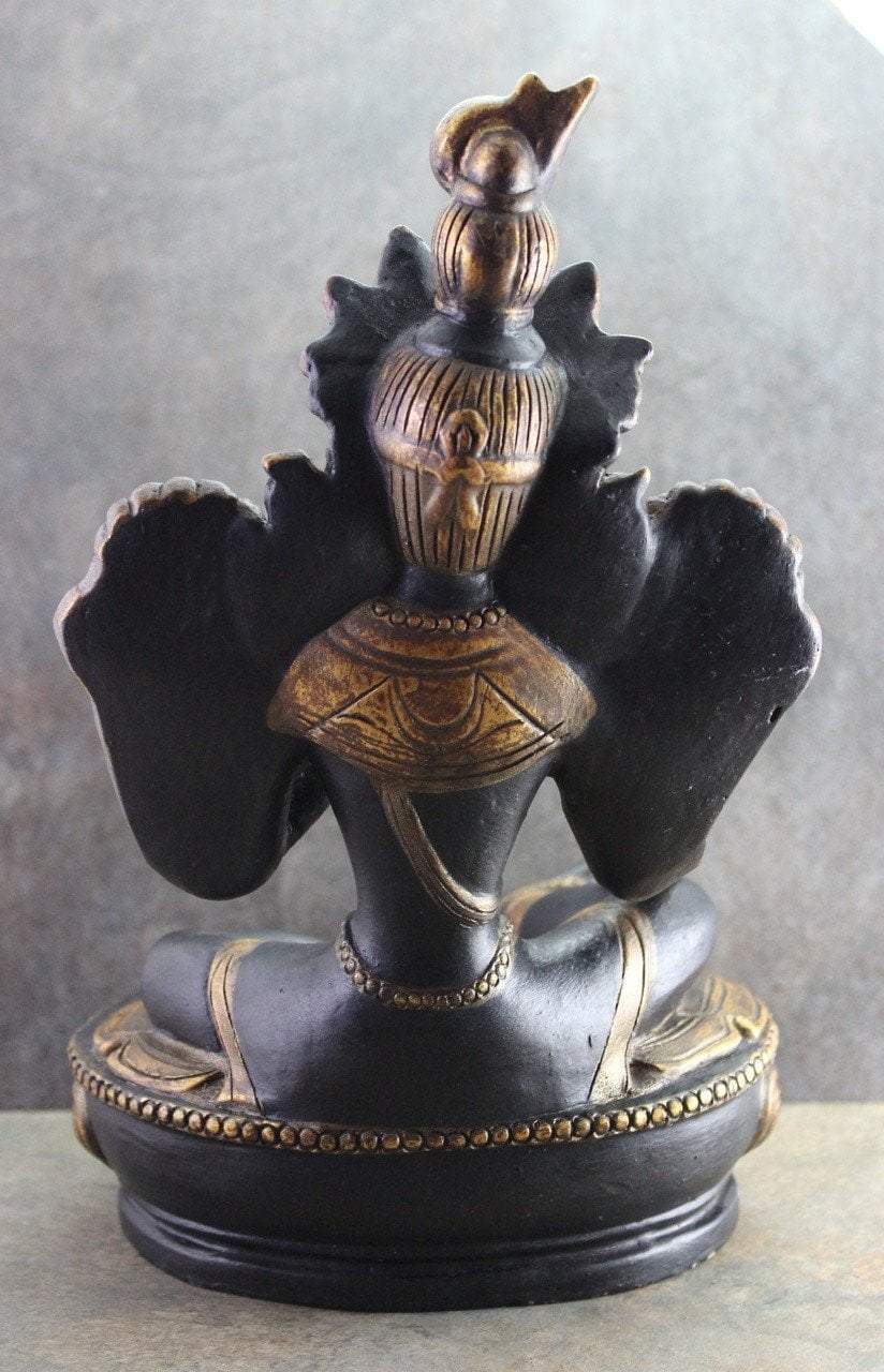 9 Inch Ceramic Green Tara Statue