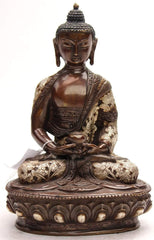 Antiqued Amitabha Buddha 8 Inch Statue