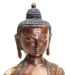 Antiqued Amitabha Buddha 8 Inch Statue
