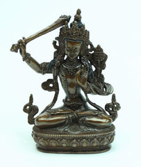 5 inch Manjushri Bronze Statue