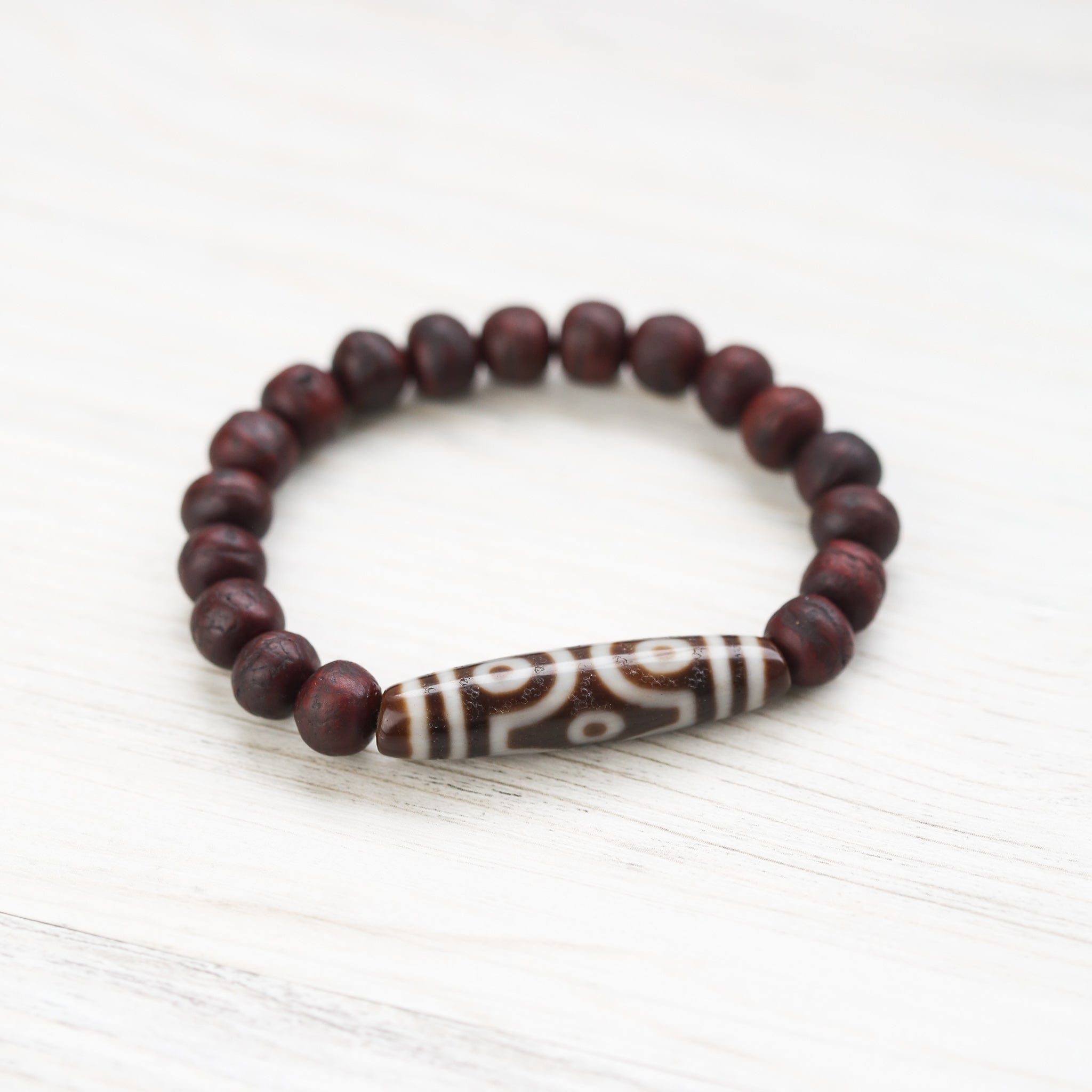 Antique Bodhi Dzi Bracelet