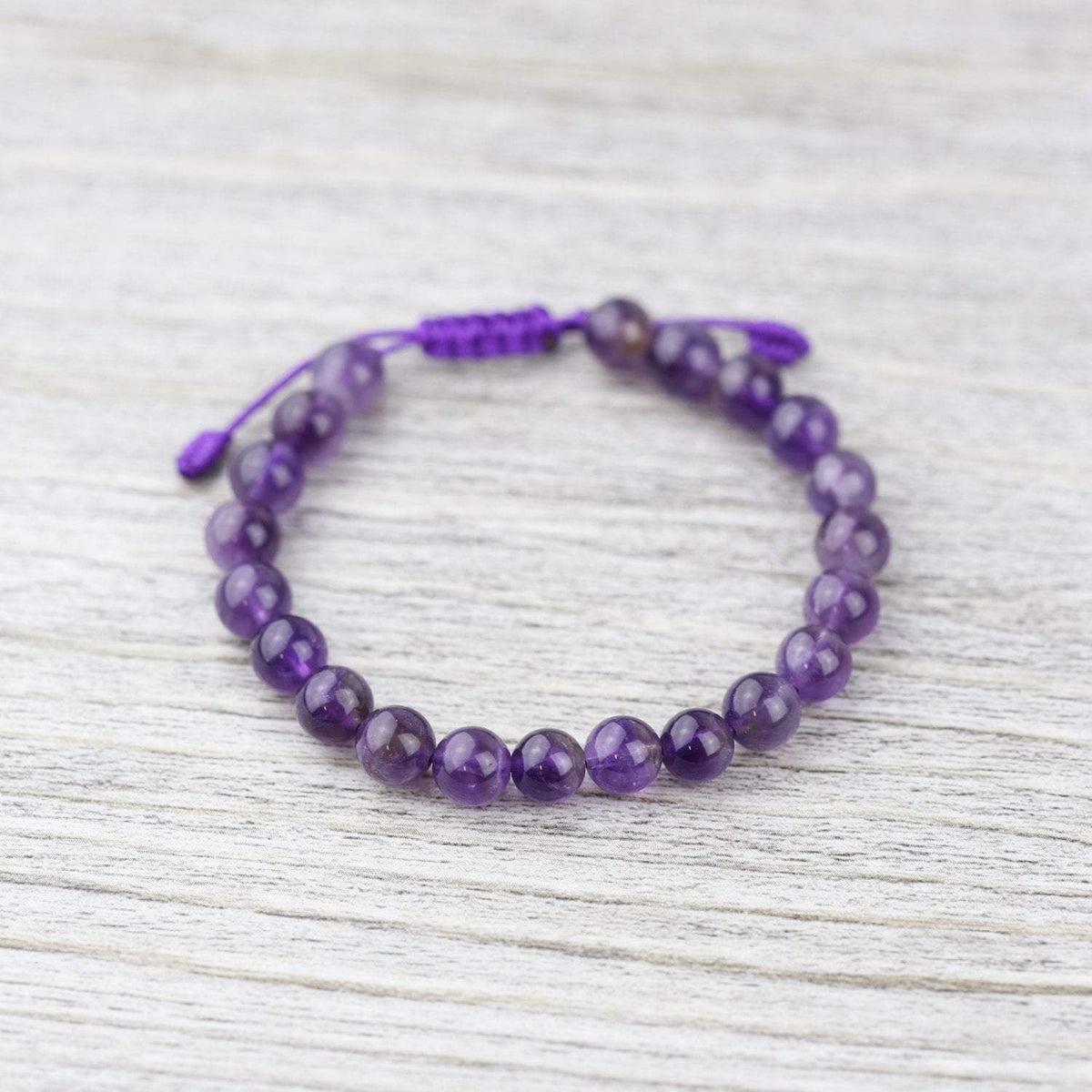 Amethyst Mala Bracelet