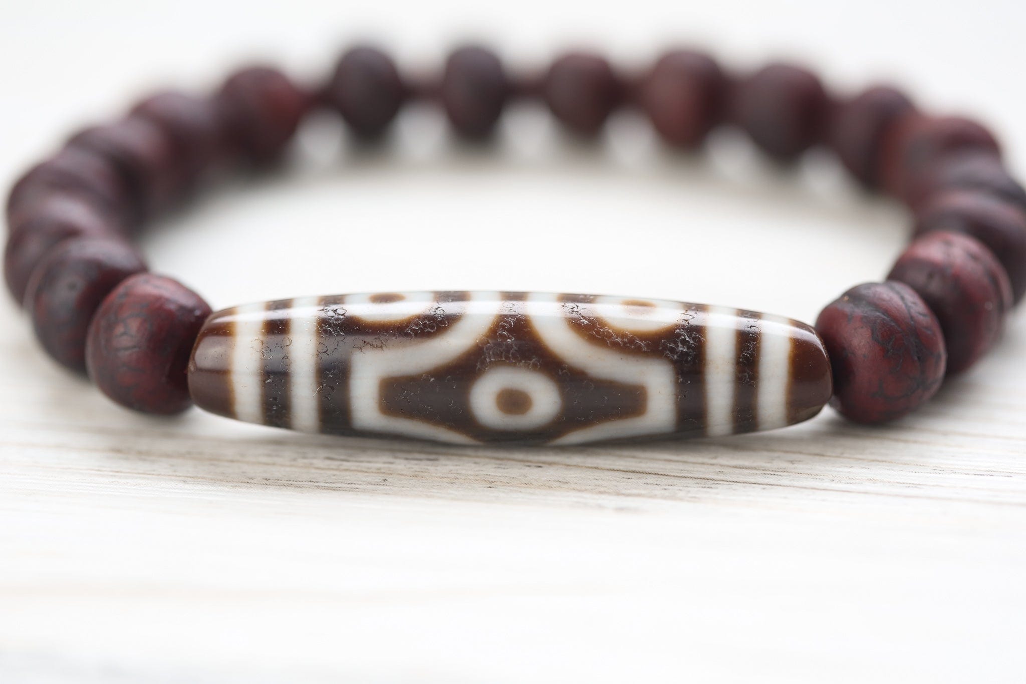 Antique Bodhi Dzi Bracelet