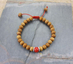 Adjustable Sandalwood Wrist mala
