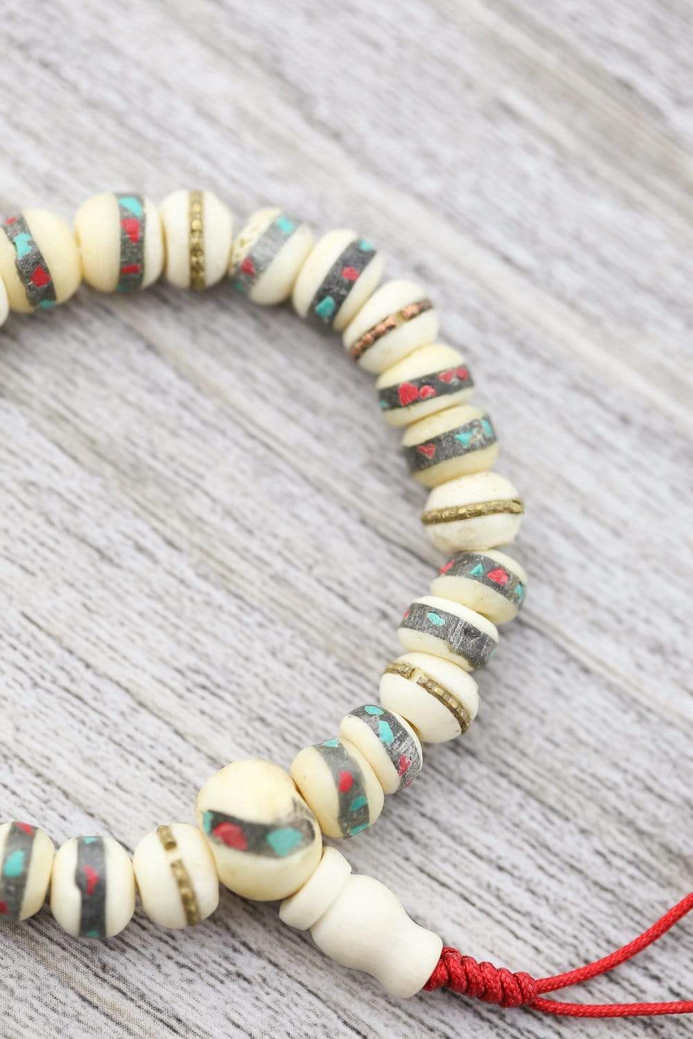 Amala Bone Wrist Mala